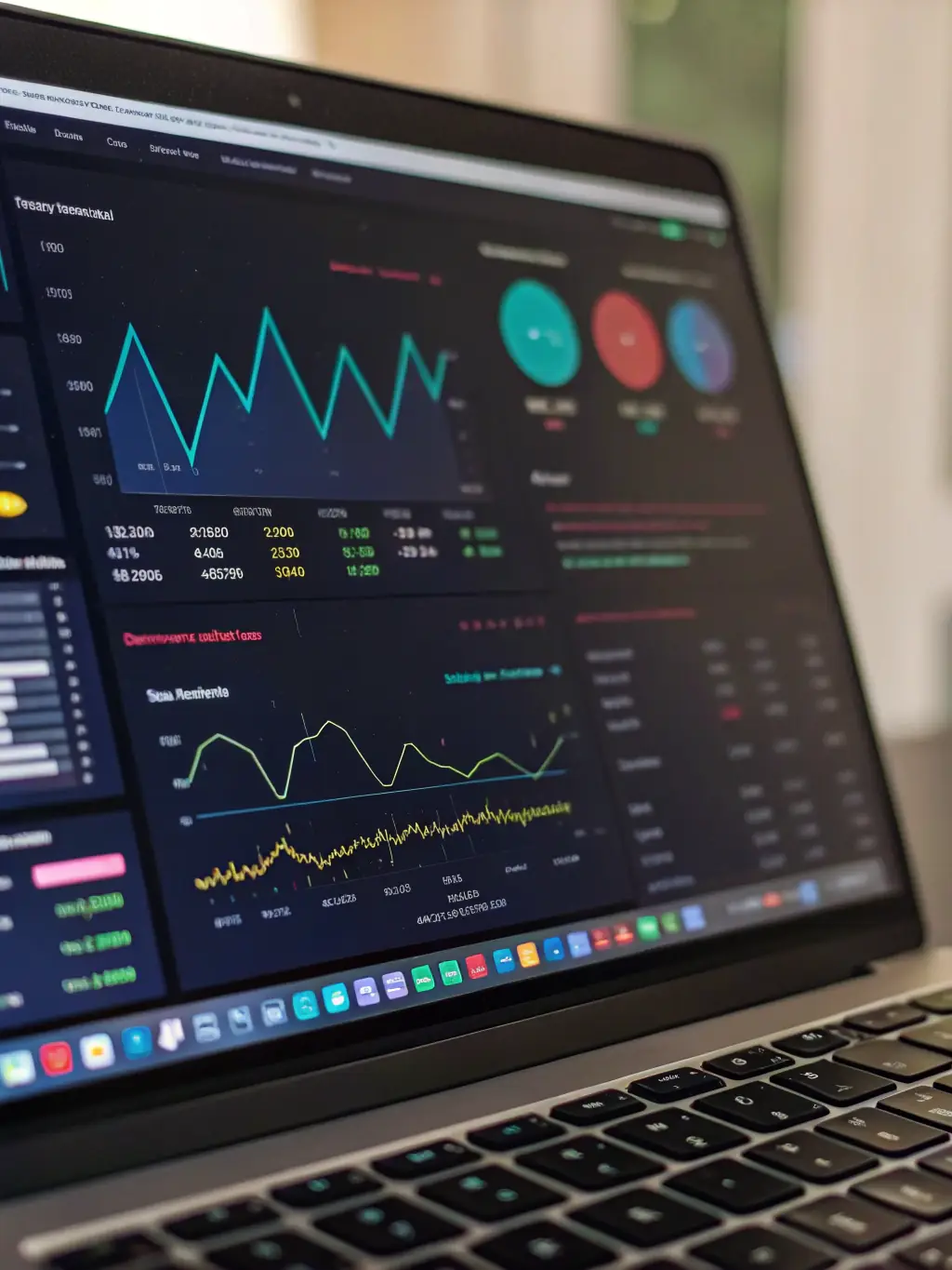 An image showcasing a website's SEO performance dashboard, highlighting keyword rankings and organic traffic growth achieved by Novo Analytics.